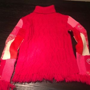 Friponne cable knit sweater